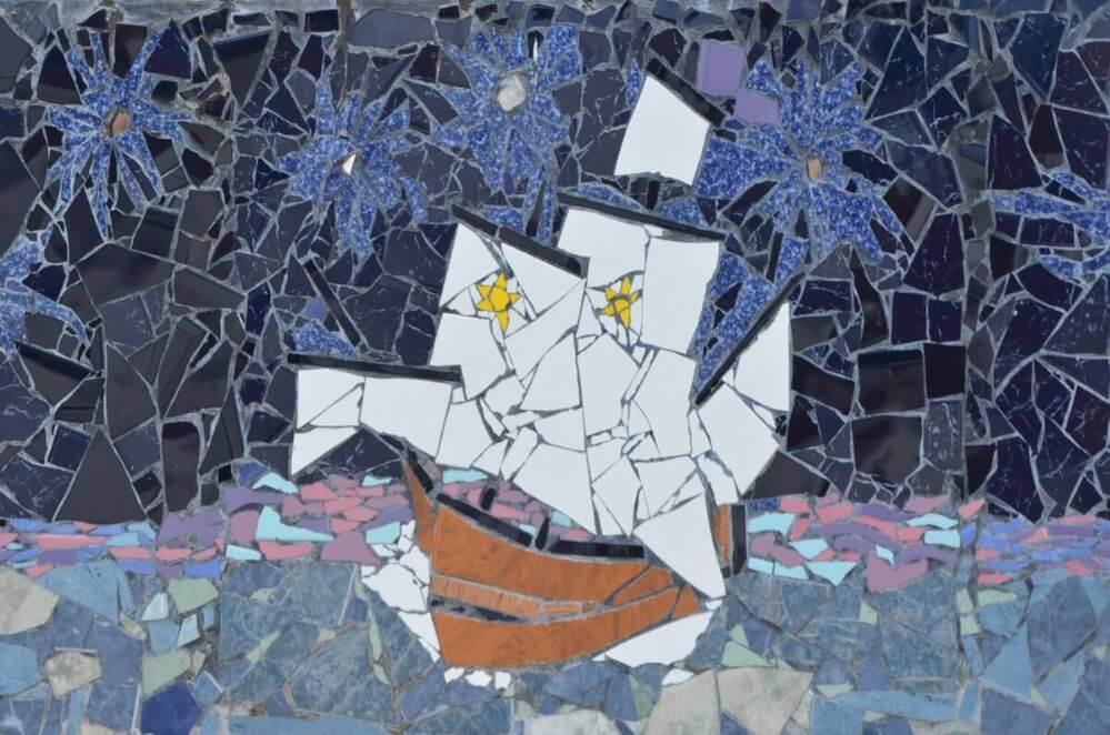 mosaico-navio-no-oceano-perto-1